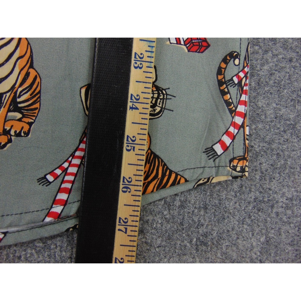 Massive Shirt Mens Mens Med Gray Santa Tiger Christmas Holiday Print - Picture 5 of 9